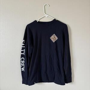 Salty Crew Navy Long Sleeve